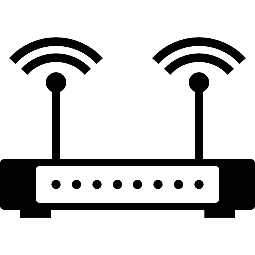 Router technology internet connection icon