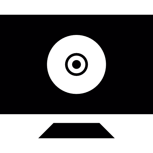 Screen technology computer tv icon