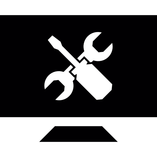 Screen wrench technology screwdriver icon