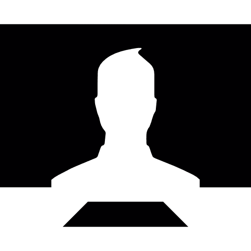 Television user computer monitor icon