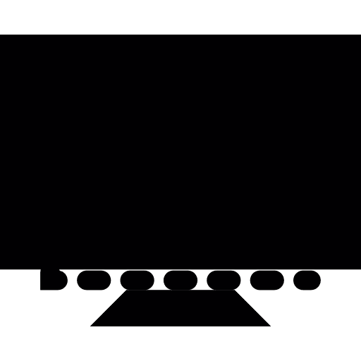 Screen tv technology computing icon