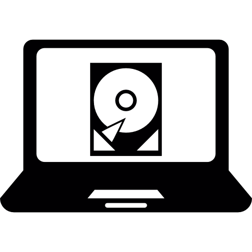 Laptop computing technology monitor icon