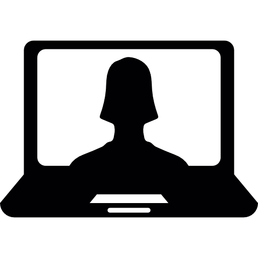 Laptop portable computing computer icon