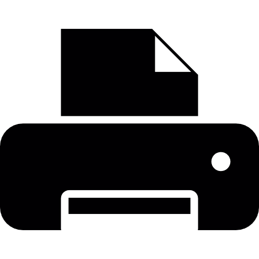 Printer office material printers printing icon