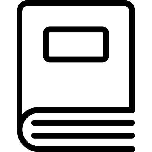 Book library literature study icon