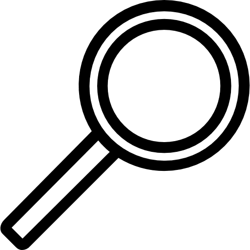 Search business and finance zoom tools and utensils icon