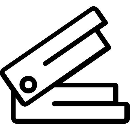 Stapler tools and utensils business and finance edit tools icon