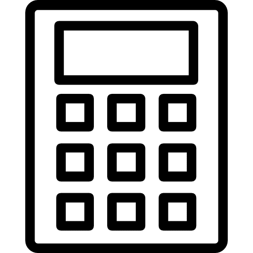 Calculator technology calculator business and finance icon Calculator technology calculator business and finance icon