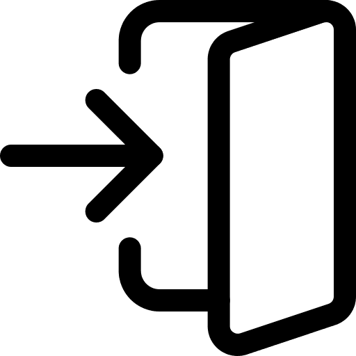 Enter into login door icon