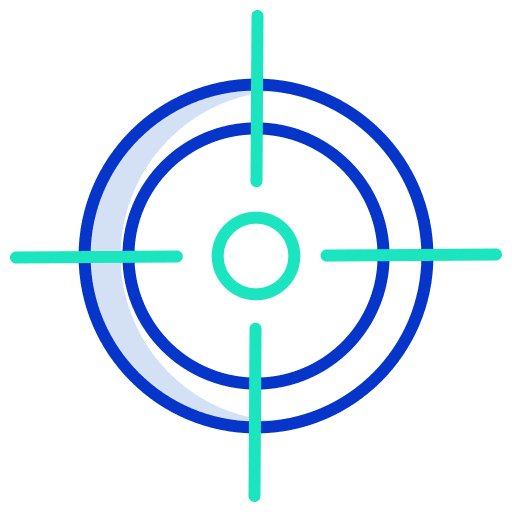 Focus focus gun point icon