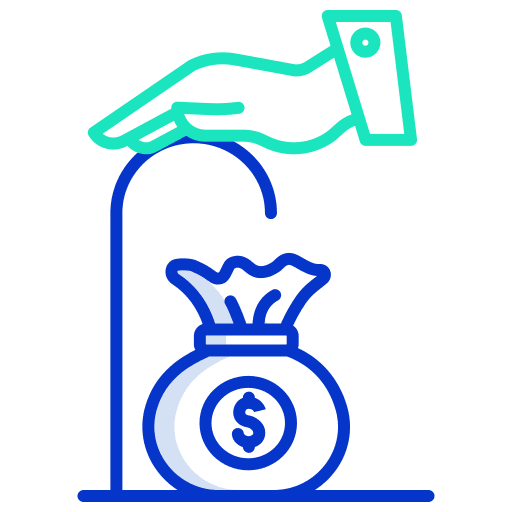 Retirement fund pension retirement icon