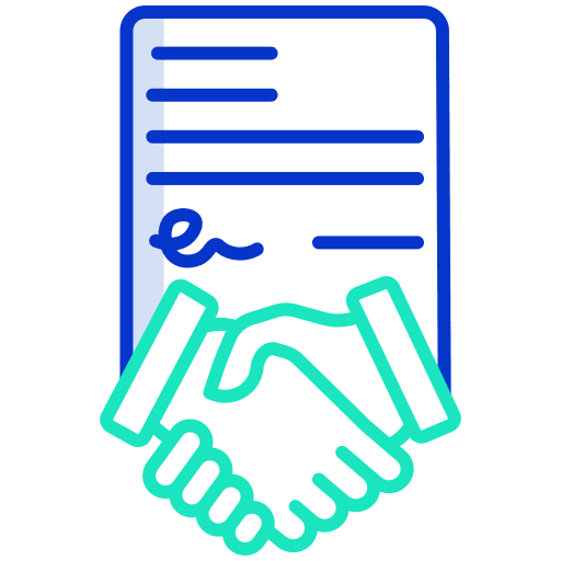 Business document arragement files and folders icon