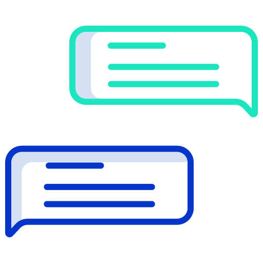 Discussion teamwork discussion communications icon
