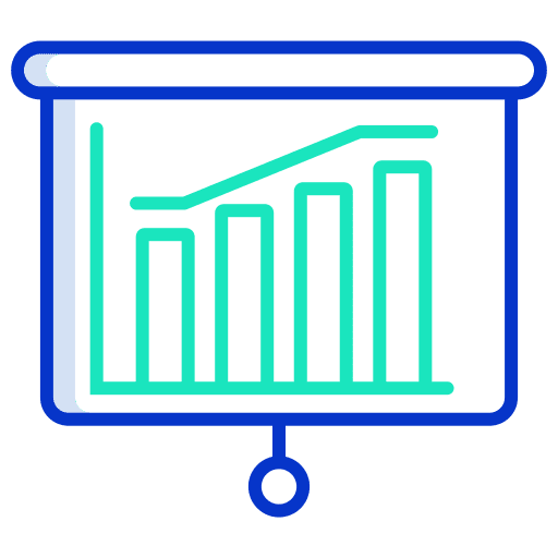 Presentation presentation statistics business and finance icon
