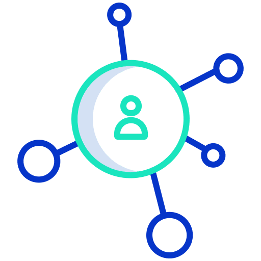 Network connector social media social network icon