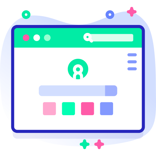 User interface design app design section icon User interface design app design section icon