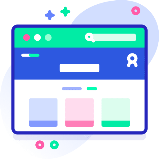 User interface section browser layout icon