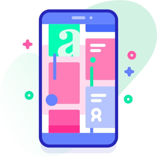 User interface app design layout section icon User interface app design layout section icon