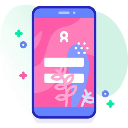 User interface business and finance browser smartphone icon User interface business and finance browser smartphone icon