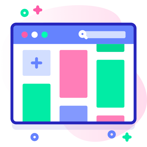 User interface layout browser smartphone icon User interface layout browser smartphone icon