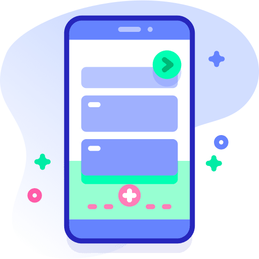 User interface section business and finance app design icon User interface section business and finance app design icon