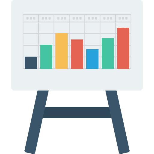 Bar chart business and finance business report bar chart icon