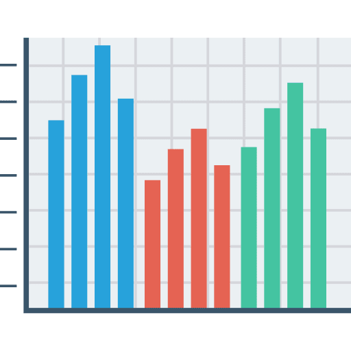 Bar graph bar chart graph bars chart icon