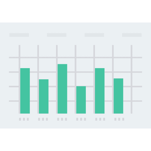 Bar chart bar graph business icon