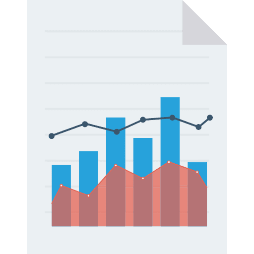 Business chart chart result report icon
