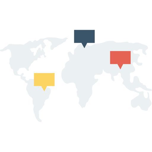 Global communication communications connection global icon