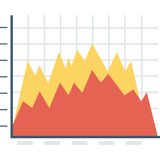 Infography seo report diagram statistics icon
