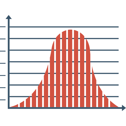 Graph statistics graphics analytics icon