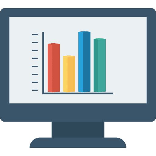 Statistics monitor stats statistics icon