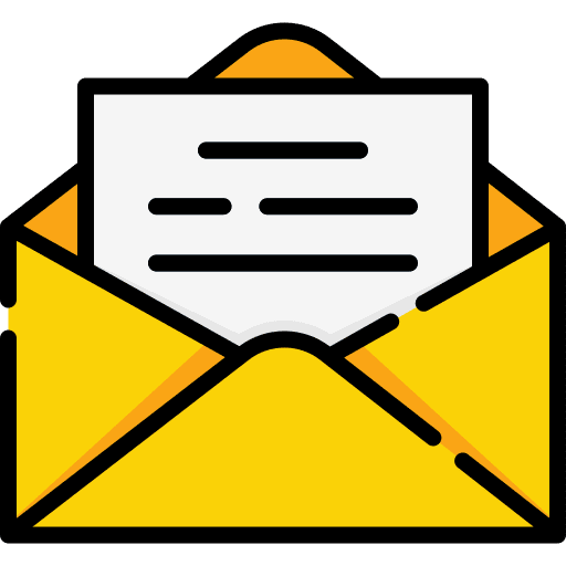 Open mail envelope note icon Open mail envelope note icon