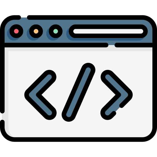 Coding computer coding web programming icon Coding computer coding web programming icon