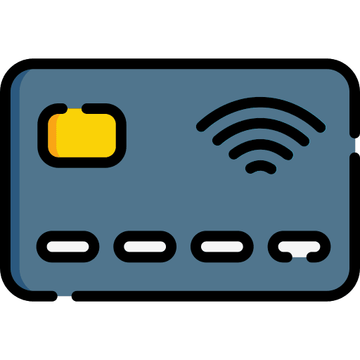 Debit card payment method business and finance money card icon Debit card payment method business and finance money card icon