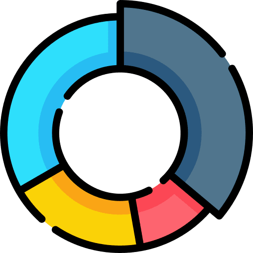 Doughnut business and finance analytics doughnut icon Doughnut business and finance analytics doughnut icon