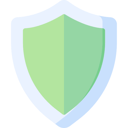 Shield safety security protection icon