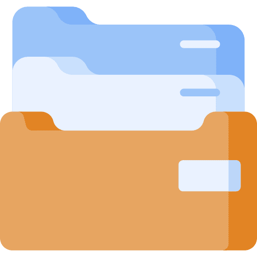 Archive folder archive office material icon Archive folder archive office material icon