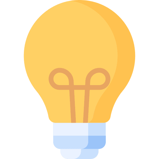 Light bulb innovation idea light bulb icon Light bulb innovation idea light bulb icon