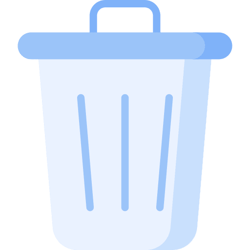 Trash bin can garbage bin file icon Trash bin can garbage bin file icon
