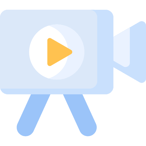 Video camera entertainment play movie icon Video camera entertainment play movie icon