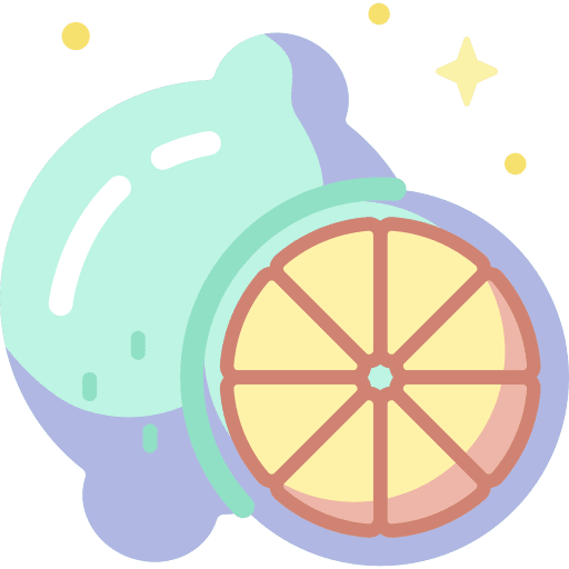 Lime fruit healthy vegan icon