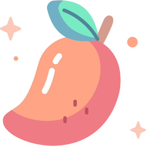 Mango diet healthy food mango icon
