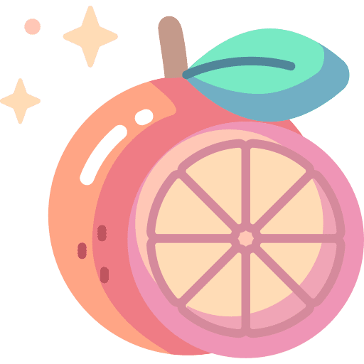 Orange orange healthy food diet icon