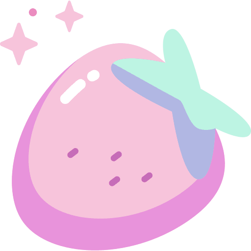 Strawberry diet vegan healthy food icon