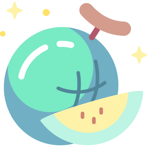 Melon food healthy food vegetarian icon