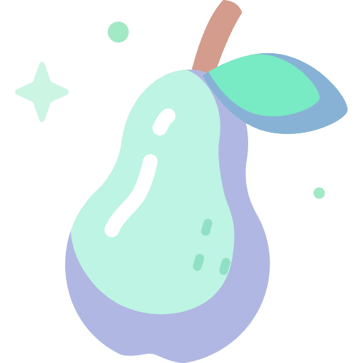 Pear food diet fresh icon