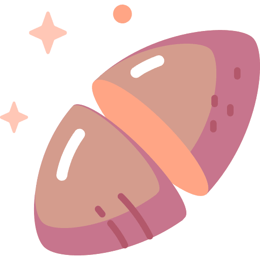 Sweet potato food and restaurant vegetable potato icon