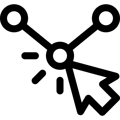 Click cursor interaction user interface icon Click cursor interaction user interface icon